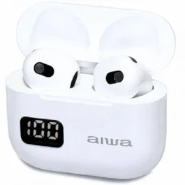 Aiwa EBTW-100WT Auriculares Inalámbricos TWS Blancos